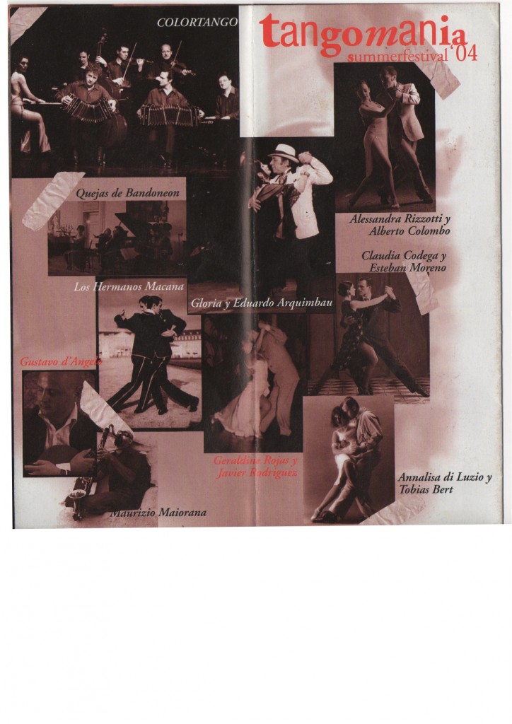 Tangomania pages